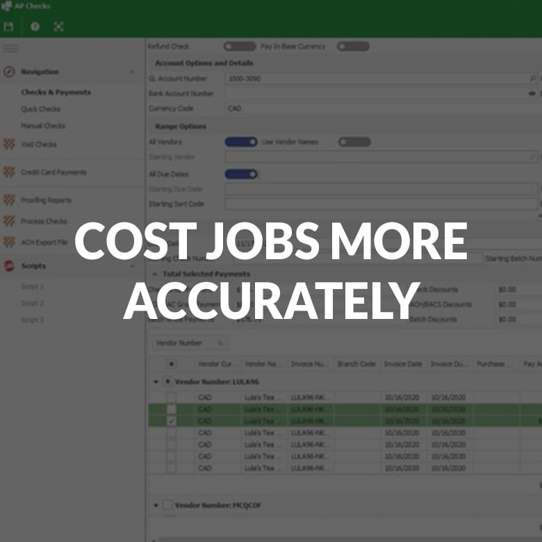 COST JOBS MORE ACCURATELY