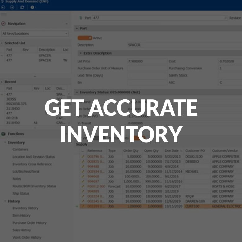 GET ACCURATE INVENTORY