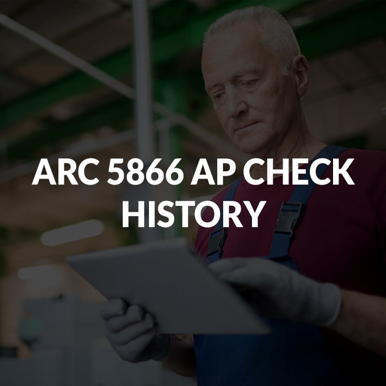 ARC 5866 AP CHECK HISTORY