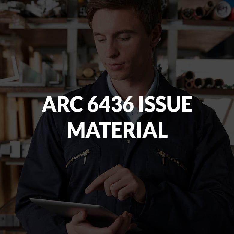 ARC 6436 ISSUE MATERIAL