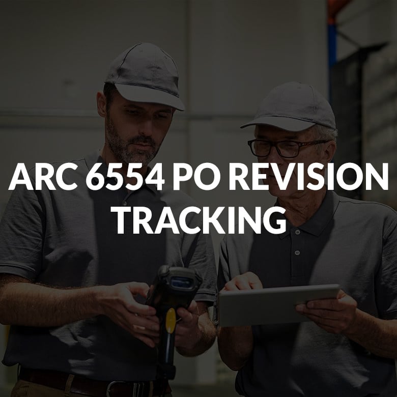 ARC 6554 PO REVISION TRACKING