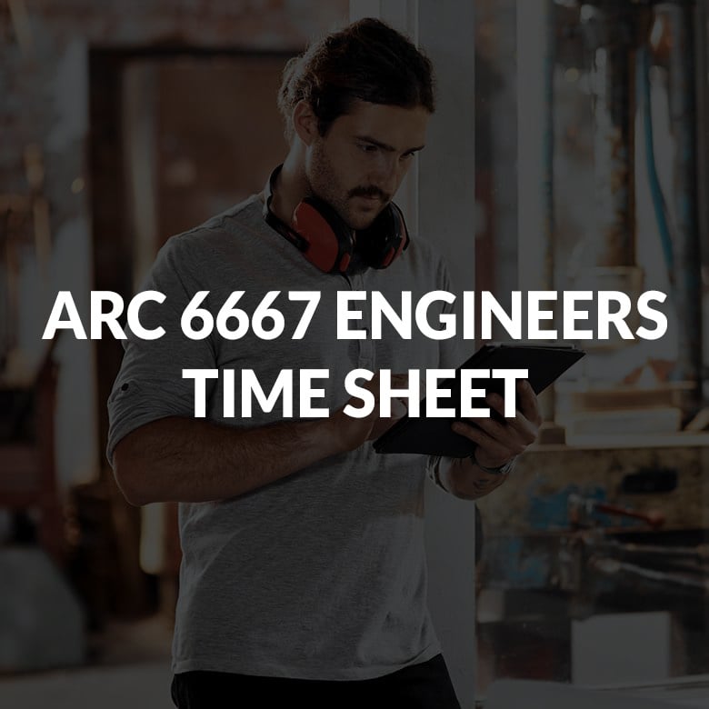 ARC 6667 ENGINEERS TIME SHEET