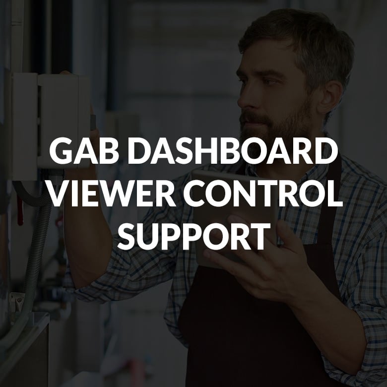New Products Gab Dashboard Viewer Control Support