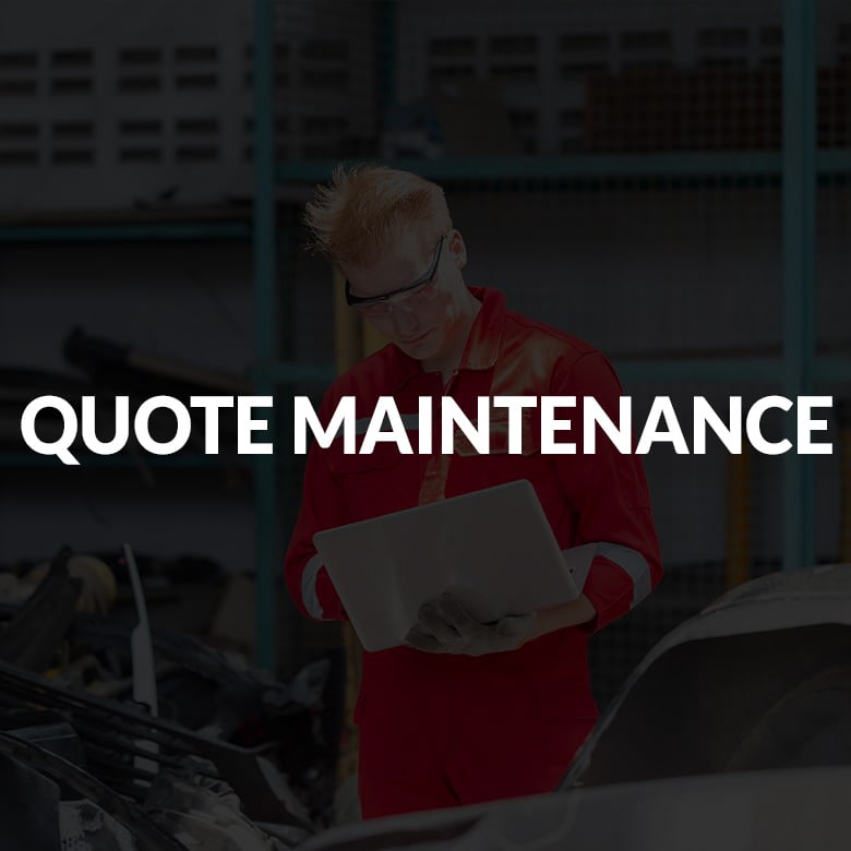 New Products Quote Maintenance